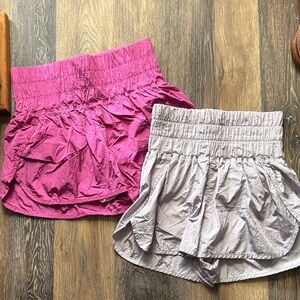 2 Free People FP Movement the way home shorts size medium